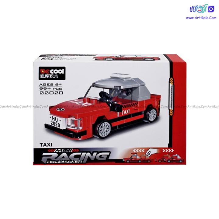 لگو ماشین تاکسی mini racing مدل decool 22020